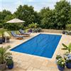 Vidaxl Copertura solare per piscina 1000 x 500 cm 110 μm Quadrato PE