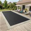 Vidaxl Copertura solare per piscina 1000 x 500 cm 110 μm Quadrato PE
