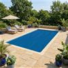 Vidaxl Copertura solare per piscina 1000 x 500 cm 110 μm Quadrato PE