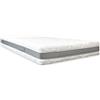 EffeZeta Materasso una piazza e mezza Supermemory25 con strato in memory foam 120x190x H 23cm. sfoderabile