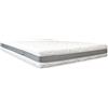 EffeZeta Materasso matrimoniale Supermemory25 con strato in memory foam 160x190x H 23cm. sfoderabile