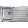 EffeZeta Lavello EX320K 86x50 cm vasca sinistra