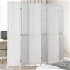 Vidaxl Divisorio Ambienti 6Pannelli Bianco Legno Massello di Paulownia