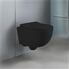 EffeZeta WC sospeso YJ-2381MB 36.5x48.5x36.5 cm nero opaco smaltato