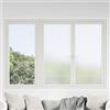 Vidaxl Pellicola per Finestra Design Smerigliato Strisce 0,9x100 m PVC