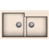 EffeZeta Tip Toe N200 Lavello 2 vasche avena