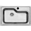 EffeZeta Samet Lavello da cucina DXT840 monovasca 84x56