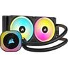 CORSAIR DISSIPATORE ICUE LINK H100I RGB AIO, 240MM RADIATOR, LIQUID CPU COOLER