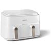 Philips Ped FRIGGITRICE AD ARIA DUAL BASKET 9L 1.5KG CON DOPPIO CESTELLO WHITE