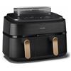 Philips Ped FRIGGITRICE AD ARIA DUALBASKET 9LIT CON FUNZIONE VAPORE ARIA VAPORE COM