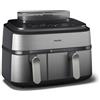 Philips Ped FRIGGITRICE AD ARIA DUALBASKET 9LIT CON FUNZIONE VAPORE ARIA VAPORE COM