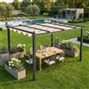 GAZEBO ASTORIA 3 X 4 ANTRACITE TELO BEIGE