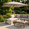 OMBRELLONE CRISTAL P/C ALLUMINIO 3 X 4