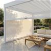 LATERALE PER LATO DA 4 M PERGOLA BIOCLIMATICA CON DOPPIA LAMELLA