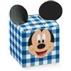 Disney Scatolina Nascita Bimbo Cubo Disney Topolino Blu