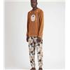 Admas Pigiama Uomo Admas 62783 Marron/Brow
