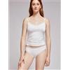 Gisela Canotta Gisela Eko Modal con Pizzo Chevron Bianco