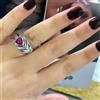 Alexarte Anello Velvet Rubino Alexarte Elegante Artigianale