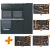 BETA UTENSILI Arredo officina Beta RSC50 2.0 DX/224UT con assortimento 224 utensili - 050001080