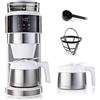 Barista Kaffee & Technik Barista - Macchina da caffè con display touch digitale, 800 W, con macina + caraffa termica