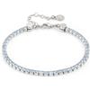 NOMINATION Bracciale tennis Nomination collezione Chic&Charms in argento 925 e zirconi di colore azzurro con chiusura a moschettone. Misura 16-20 cm