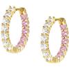 NOMINATION Orecchini chic&charm in argento e zirconi rosa