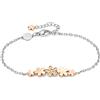 NOMINATION Bracciale miss trendy fiore in acciaio rosa