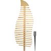 dobar Design Piante di Piante rampicanti, Tutore di Rank impalcatura, Naturale, 76 x 6,5 x 186 cm, 58220e