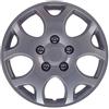 AUTO-STYLE Set Copricerchio Nebraska 15 Silver/Laccato, 4 pezzi