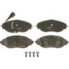 TRW GDB1918 Pastiglie Freno Set di 4 para Volkswagen Passat B7 Variant (365) 2010-2015 Assale anteriore e Altri Veicoli