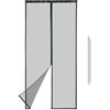 EASYmaxx Insect Protect - Zanzariera 100 x 210 cm, con nastri magnetici XXL, zanzariera per porta del balcone, protezione dagli insetti, calamita