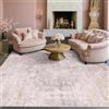 ZDLLDZ Tappeto moderno per soggiorno rosa e grigio 8x10, effetto anticato, per sala da pranzo, sotto il tavolo, camera da letto, lavabile in lavatrice (180x270 cm/71x106 pollici/moquette)