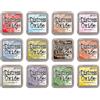 Tim Holtz Ranger Ink Ranger Tim Holtz - Set di 12 tamponi di inchiostro antistress Oxide, colori estivi 2018