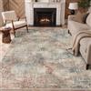 GENIMO Grande Tappeto Soggiorno con Design Astratto Multicolore in Tonalità Terra, Tappeto a Pelo Corto 200x290 cm Lavabile e Antiscivolo per Salotto,Camera Matrimoniale, Moderno e Naturale