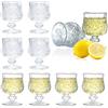 Soopiiso Set di 8 bicchieri di vino, 50ml / 1.75oz, utilizzati per brandy, vetro cordiale, whisky e tequila