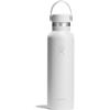 Hydro Flask - Standard Flex Cap 621 ml (21 oz) Bottle | Acciaio inox, a prova di perdite, compatibile con portabicchieri - Freddo 24 ore, caldo 12 ore - White