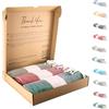 Tadussi ® Telo Mare - Grande Fouta - XXL Asciugamano da sauna- 100 x 200 cm - Set da 3 per Hammam, spiaggia e Bagno per uomo e donna - 100% cotone - rosso peltro, verde menta e grigio medio