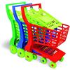 Generic CARRELLO PORTA SPESA MARKET TROLLEY QUATTRO RUOTE GIOCATTOLO PLASTICO VARI COLORI