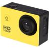 CFTGIW Action Camera DV Kit Videocamera 1080P 30M Fotocamera Subacquea con Supporto per Schermo da 2 Pollici per Immersioni Sportive in Bicicletta (YELLOW)