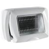 ELETTROCANALI Placca 3 posti autoportante IP55 bianco - ECL4611B