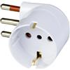 ROSI Adattatore schuko 90° , spina 16A bianco - RS78029
