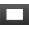 VIMAR Placca tecnopolimero 3 moduli nero - 19653.71