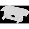 LED LABS - LUMINES Tappo per profilo tipo Z bianco con foro - 12-0101-00