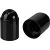 FAEG Portalampade nero liscio E27 - FG24016