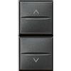 BTICINO Commutatore assiale doppio tasto 16A - HS4027