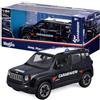 Maisto - Jeep Renegade Carabinieri, Scala 1:24, Modellino Diecast con Portiere e Cofano Apribili, Licenze Ufficiali Jeep e Carabinieri, Dettagli Realistici, Età Consigliata 3+ Anni