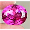 Naturale Rodolite Granato Lampone Ovale 20.50 KT Certificato Loose Gemma