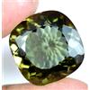 Naturale Hiddenite 20.80 KT Verde Estremamente Raro Certificato Fantastico Gemma