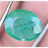 5.00 Ct Smeraldo Colombiano Naturale Verde Ovale Gemma Naturale Extra Qualità
