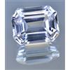 Gemsmyriad Zaffiro Bianco Montana Naturale 26.00 Ct Taglio Smeraldo